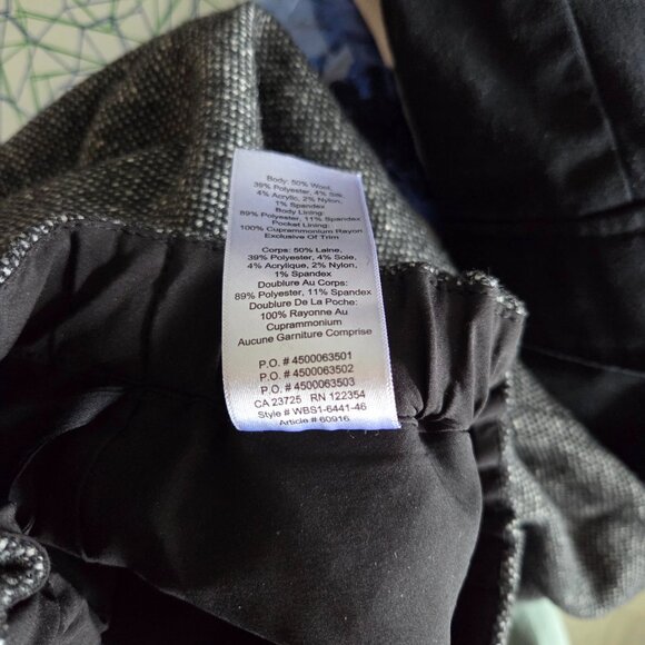 Aritzia Babaton Dexter Pant Wool and Silk blend - Picture 6 of 6